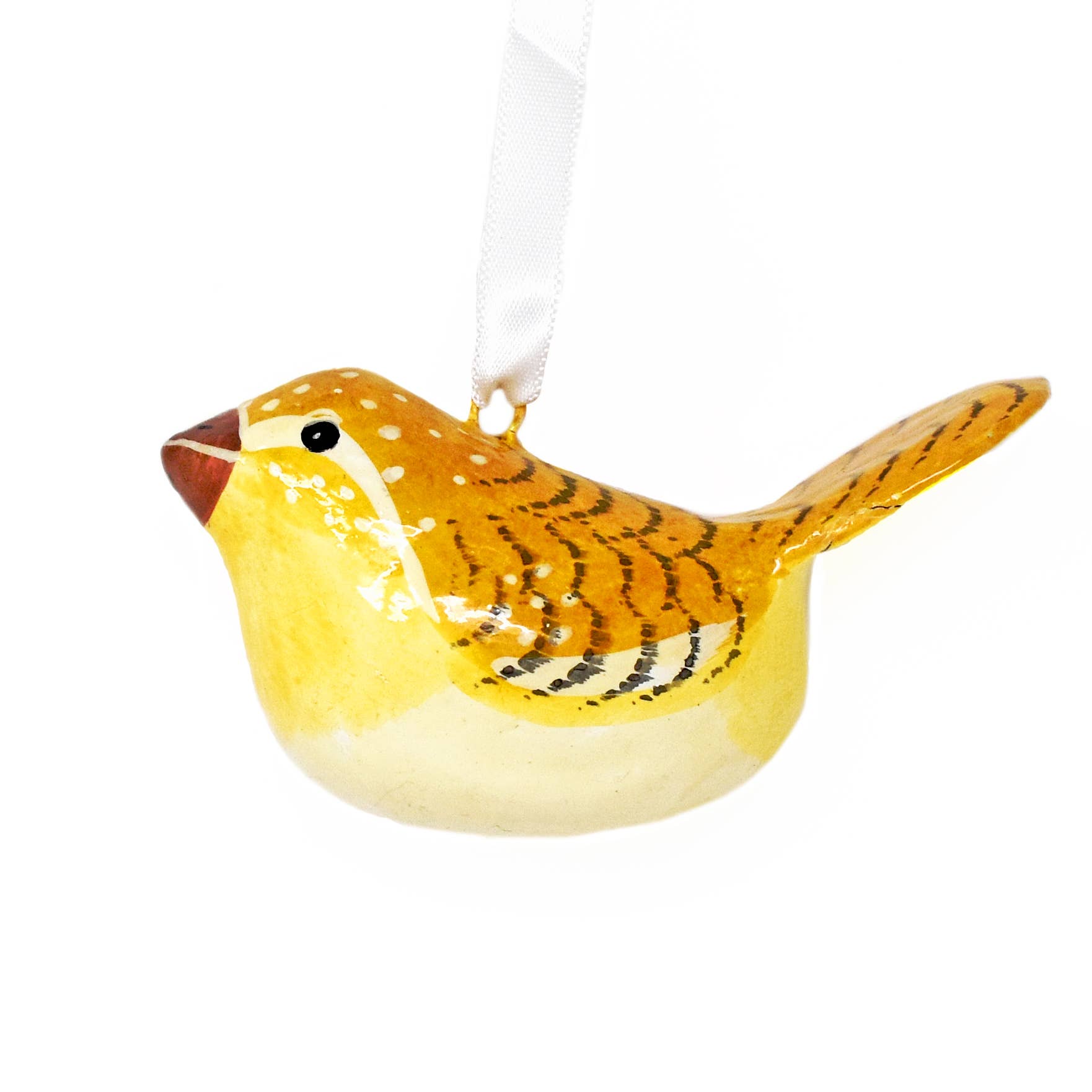Hand Painted Wren Decoration