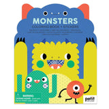 Monsters Colouring Book & Sticker Set, Kids Activity Book (Age 4+)