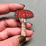 Fly Agaric Mini Pin Brooch 