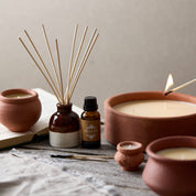 Coconut Scented 3 Wick Terracotta Candle