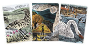 Wildlife, Set 3 Foiled Notebooks size A5