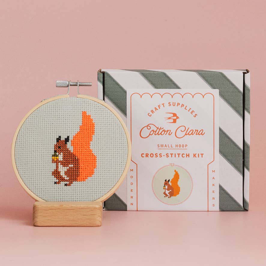Squirrel Cross Stitch Kit