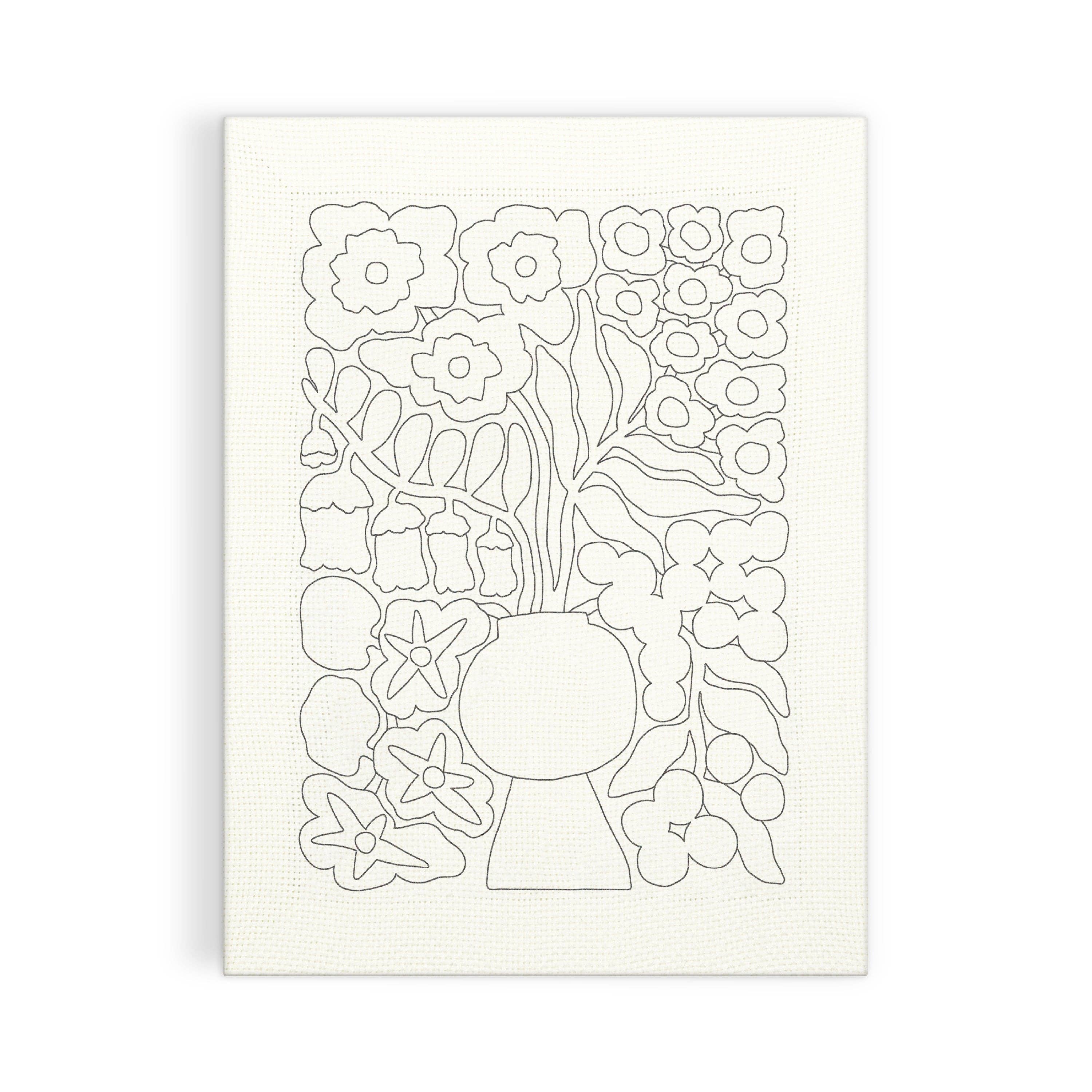 Blooming Wildflowers Beginner Punch Needle Kit