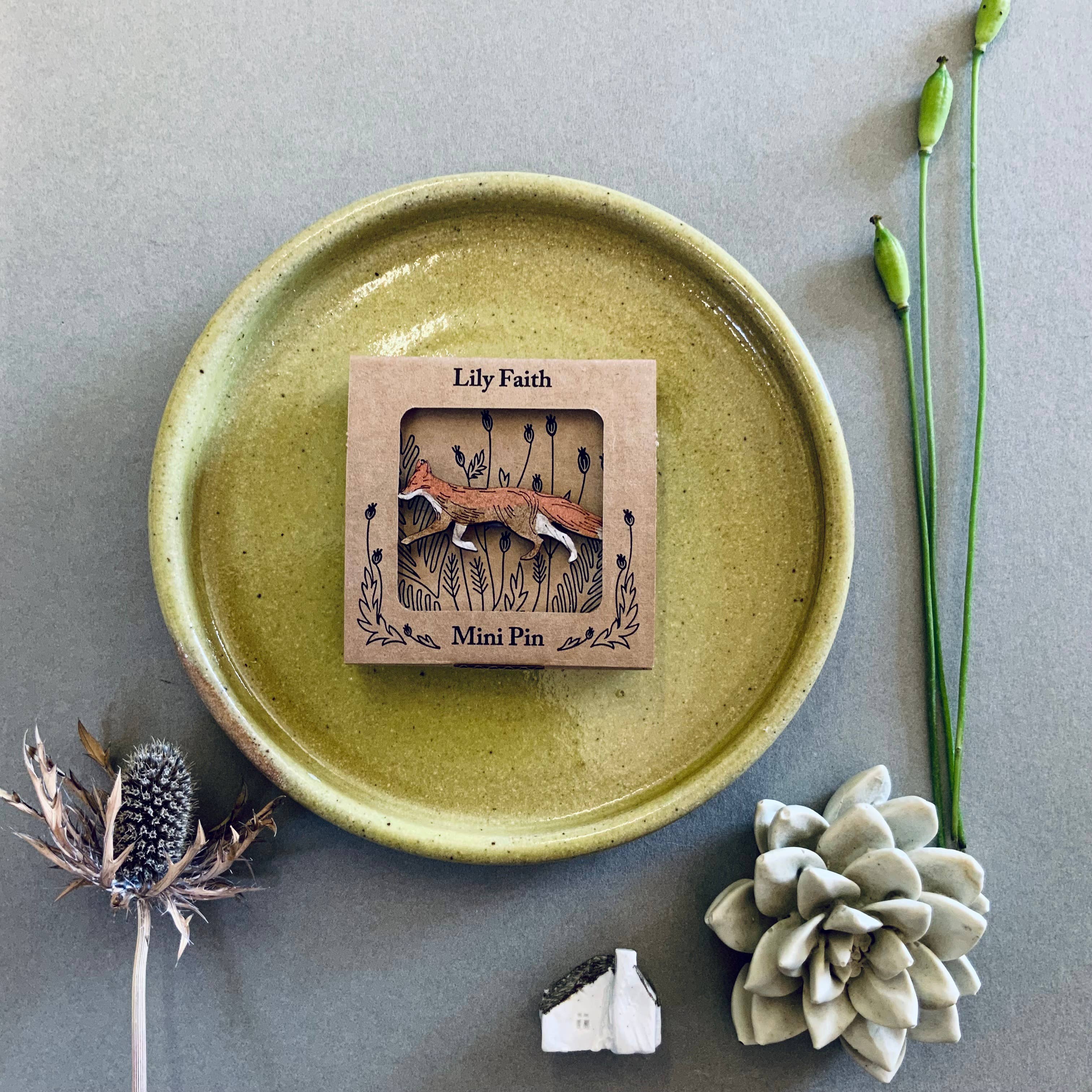 Lily Faith Fox Mini Pin Brooch
