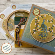 Corinne Lapierre Flamboyant Peacock Embroidery Hoop Kit