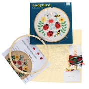 Ladybird and Bee Embroidery Hoop Kit (Age 11+)