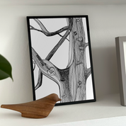 Art Print, Allerton Oak Beatles Tribute