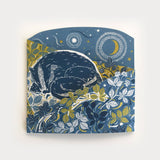Moonlit Badgers Concertina Card