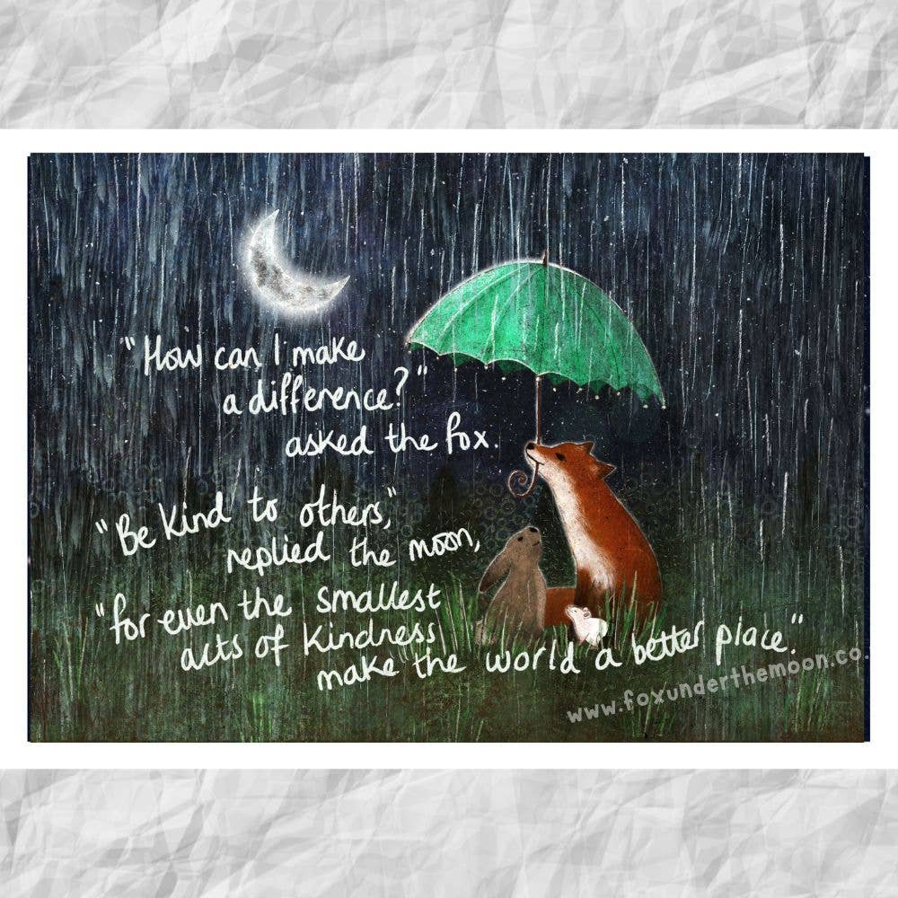 Kindness, Art Print A4