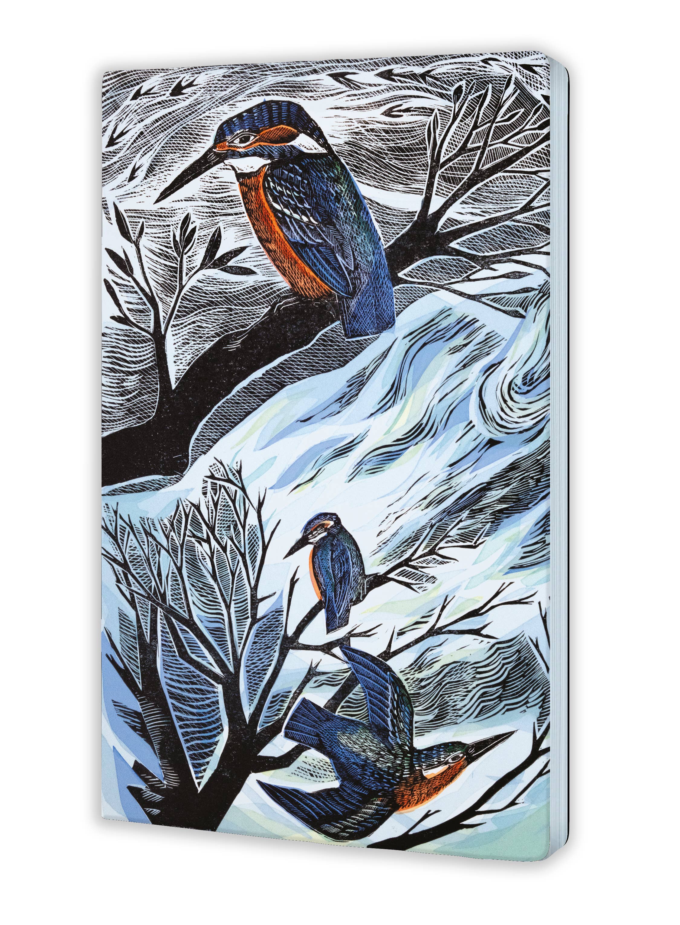 Suffolk Kingfishers Soft Touch Lined Journal