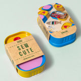 Sewing Kit in Bold Colour Tin
