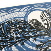Moonlit Owl Greetings Card