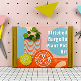 Bargello Needlepoint Plant Pot Kit