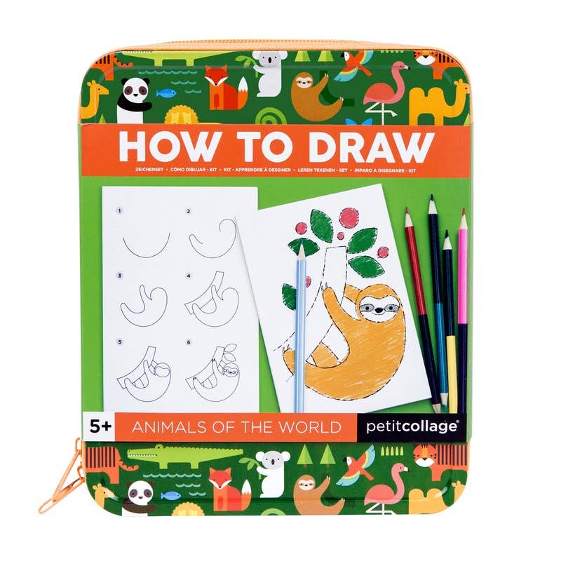 Animals of the World How to Draw Set (Age 5+)