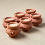 Handmade Terracotta candles - Megah Box of 6