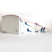 Sledging in the Snow Concertina Christmas Card