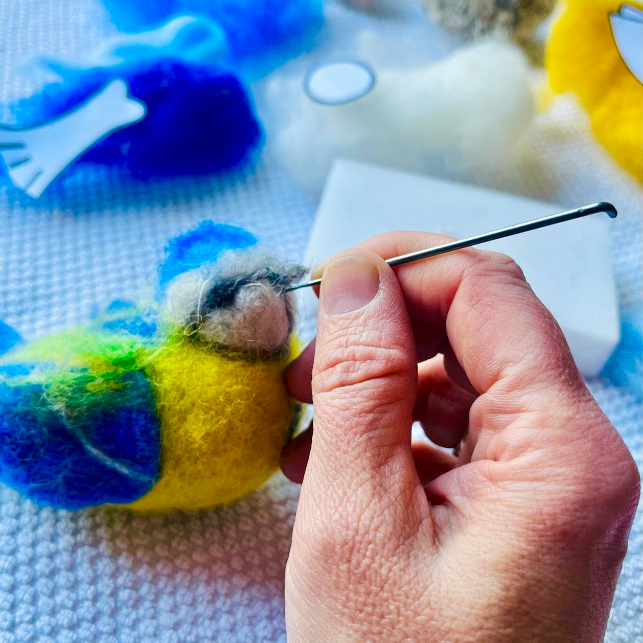 Needle Felting Workshop: Create a Blue Tit Bird
