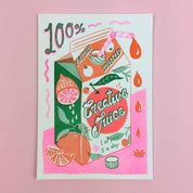 A5 Creative Juice Risograph Print