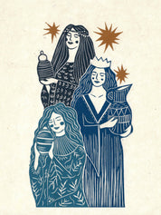 Three Wise Women Seasonal Card