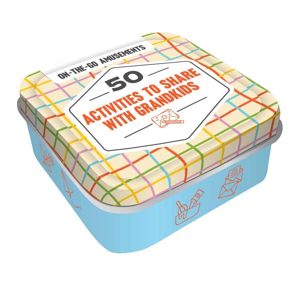 50 Activities to Share With Grandkids, On-the-Go Family Activity Tin