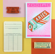 A6 Aries Mini Zodiac print