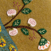 Corinne Lapierre Flamboyant Peacock Embroidery Hoop Kit