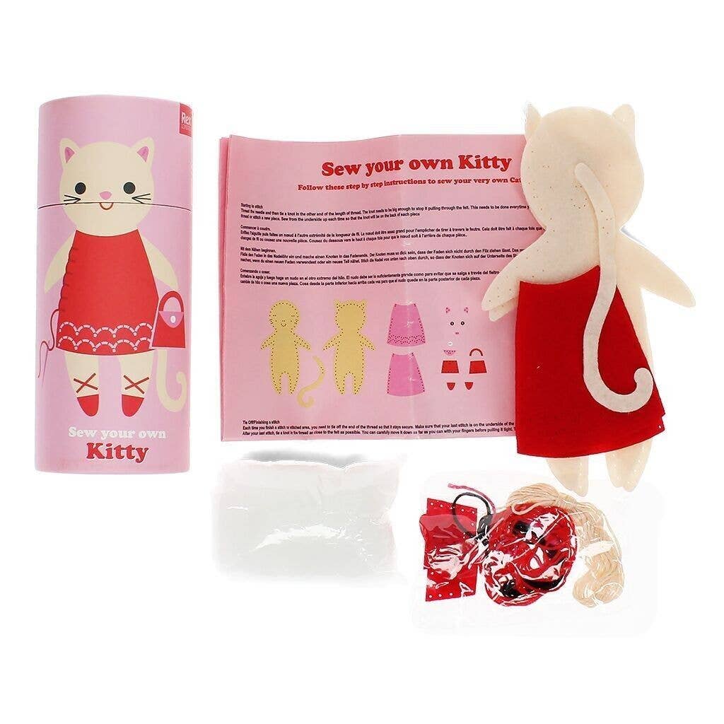Sew Your Own Felt Cat Kit (Age 4+)