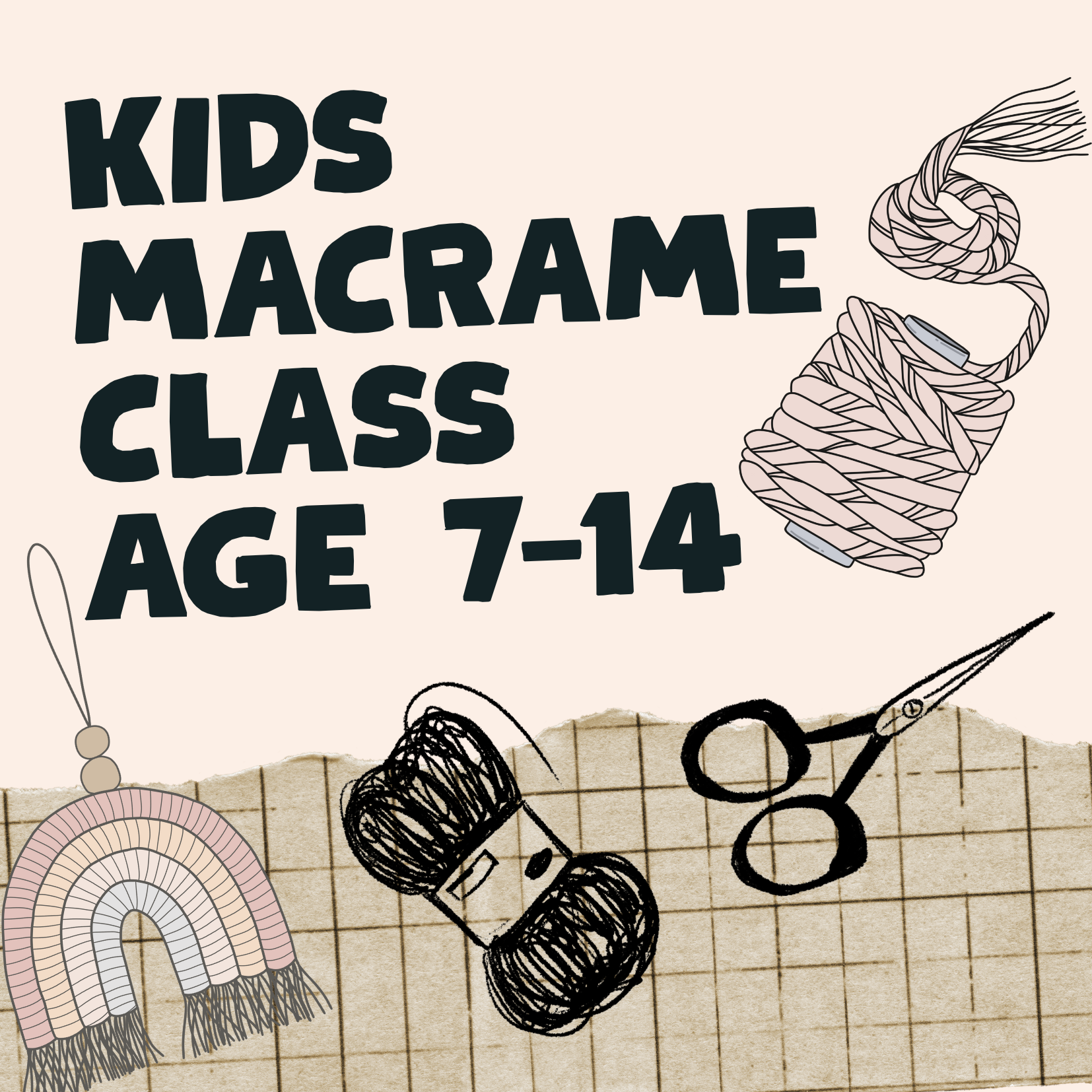 Macrame for 7-14 year olds