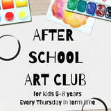 After School Art Club (age 5-9)