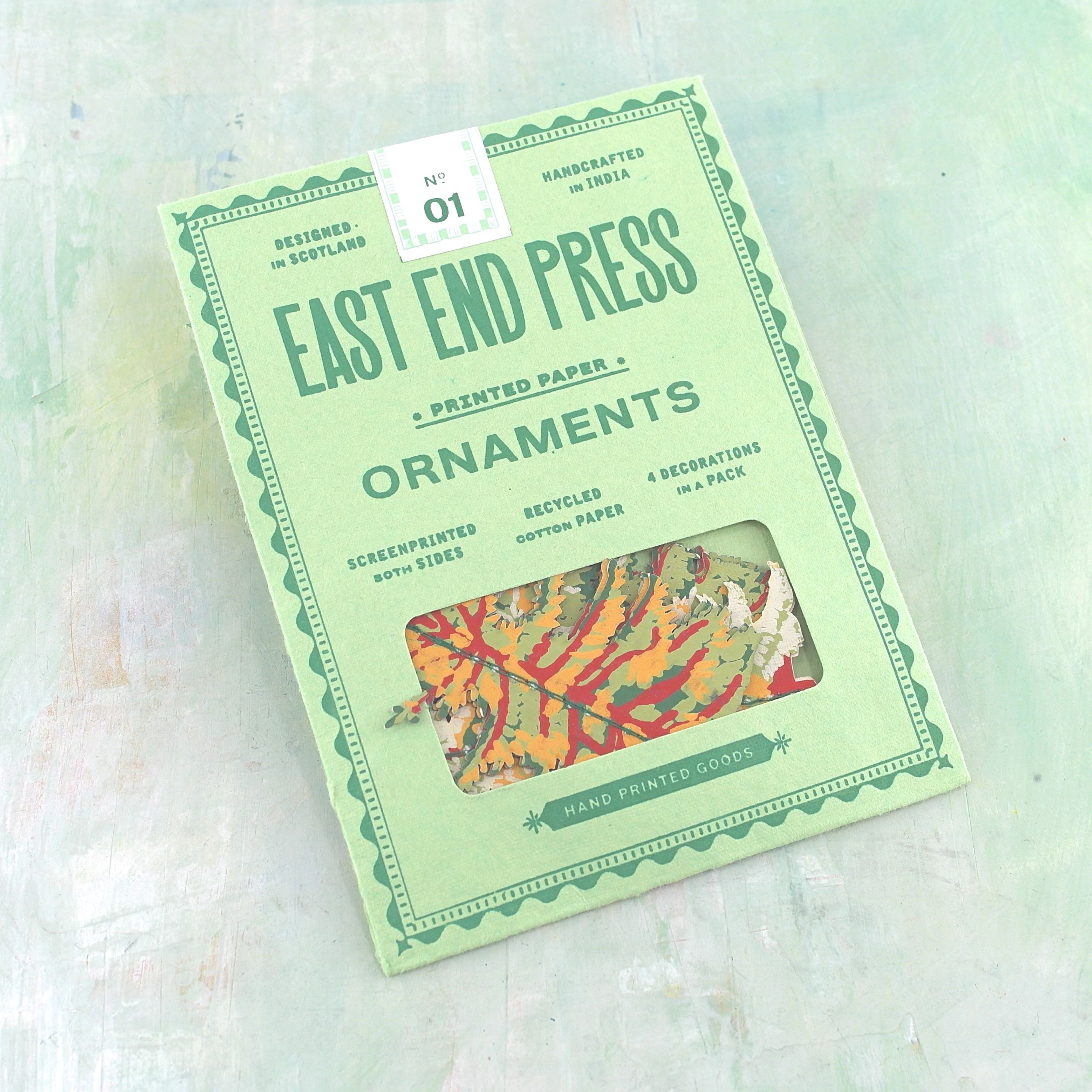 Forest paper hanging decorations