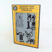 Stencils for fabric or paper