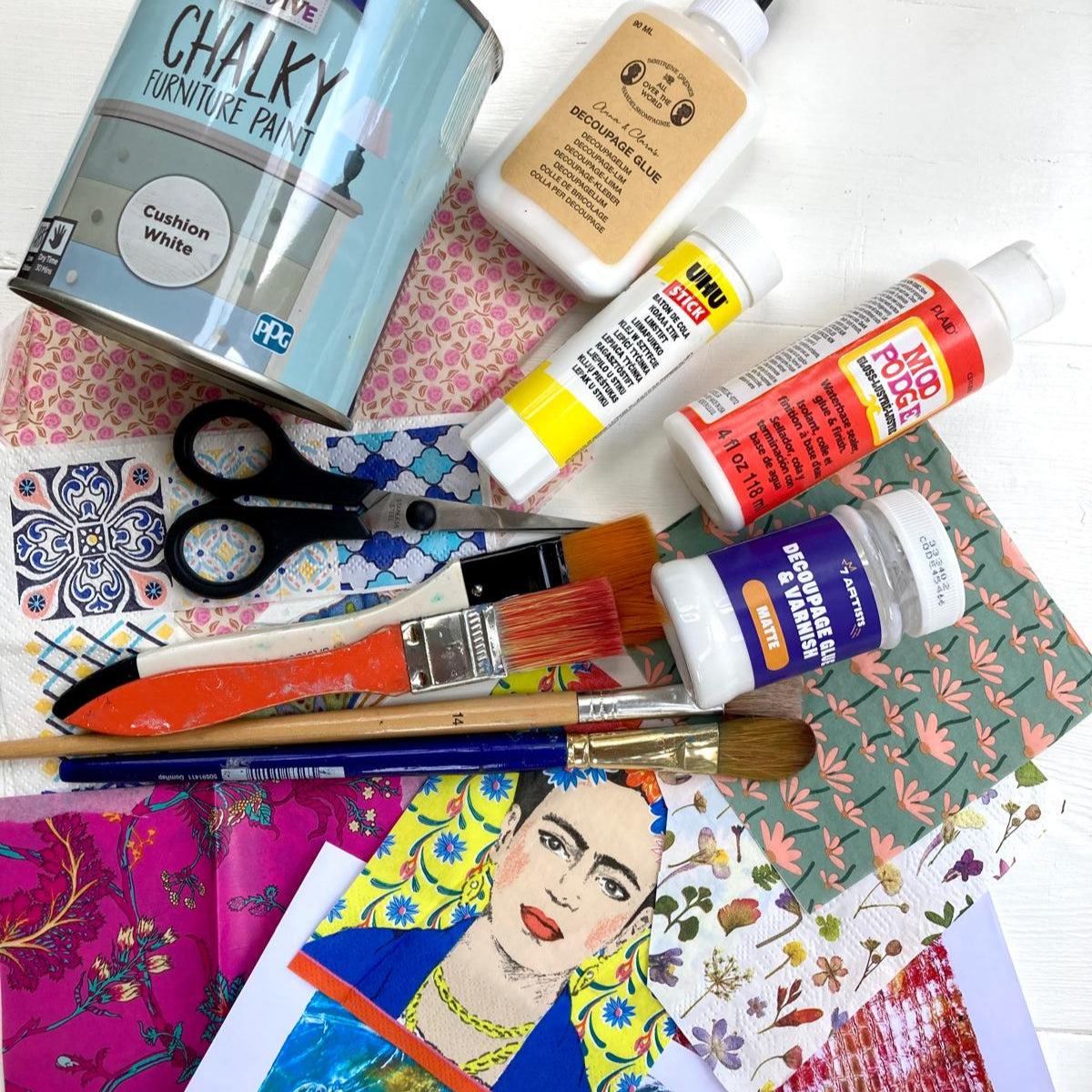 Workshop decoupage
