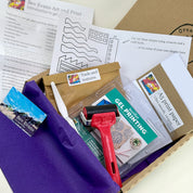 Gelli plate kit for gel or mono printing with Speedball gel plate