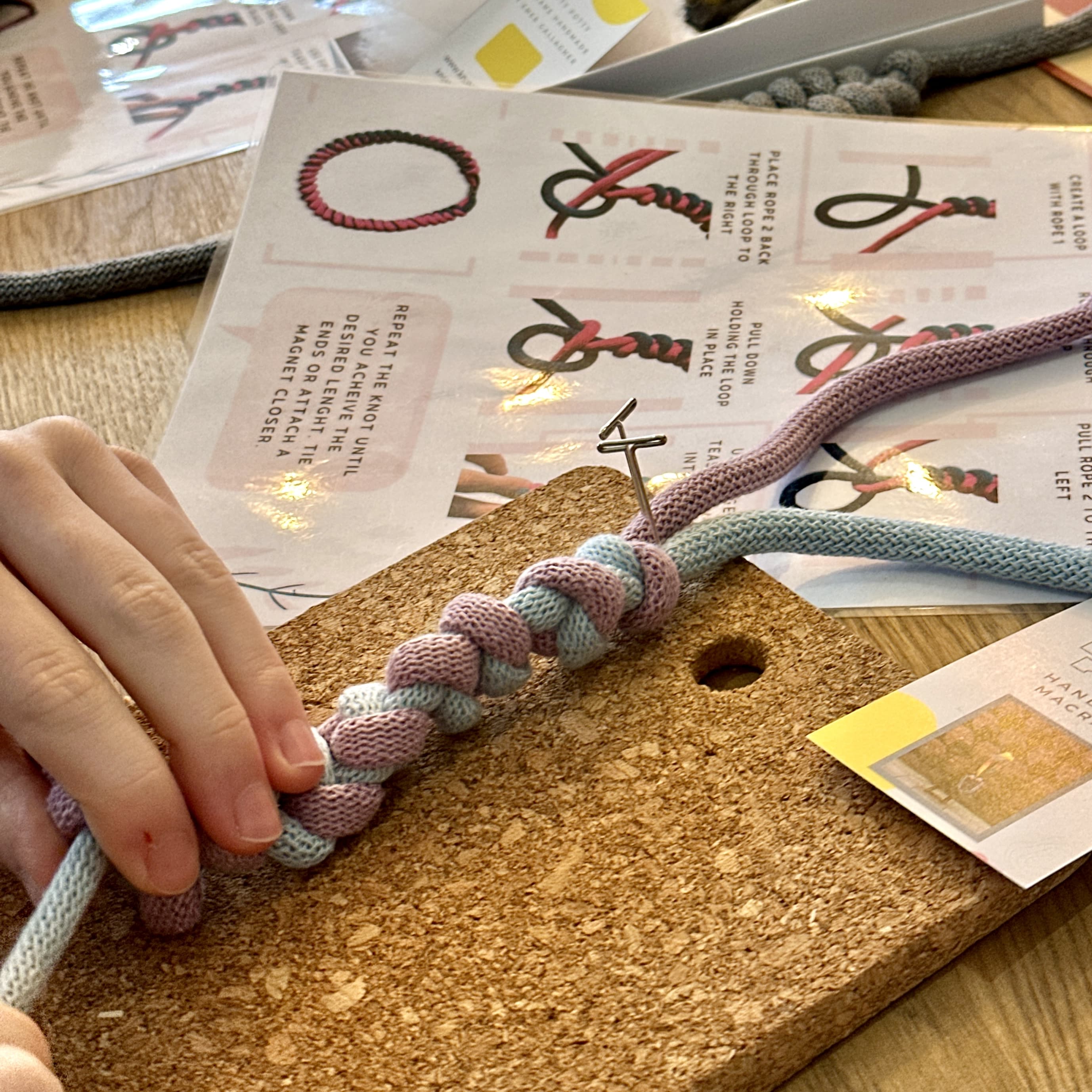 Knotty Potty Macrame jewellery workshop