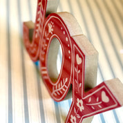 JOY Painted Wooden Christmas sign