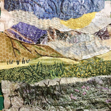 Textile landscape with MOMIGAMI method
