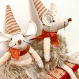 Autumn Winter Mouse Shelf Decoration – 38cm