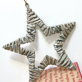 Willow star in grey, 30cm