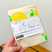 Hand-Printed Eco Cotton Tote Bag, hand printed