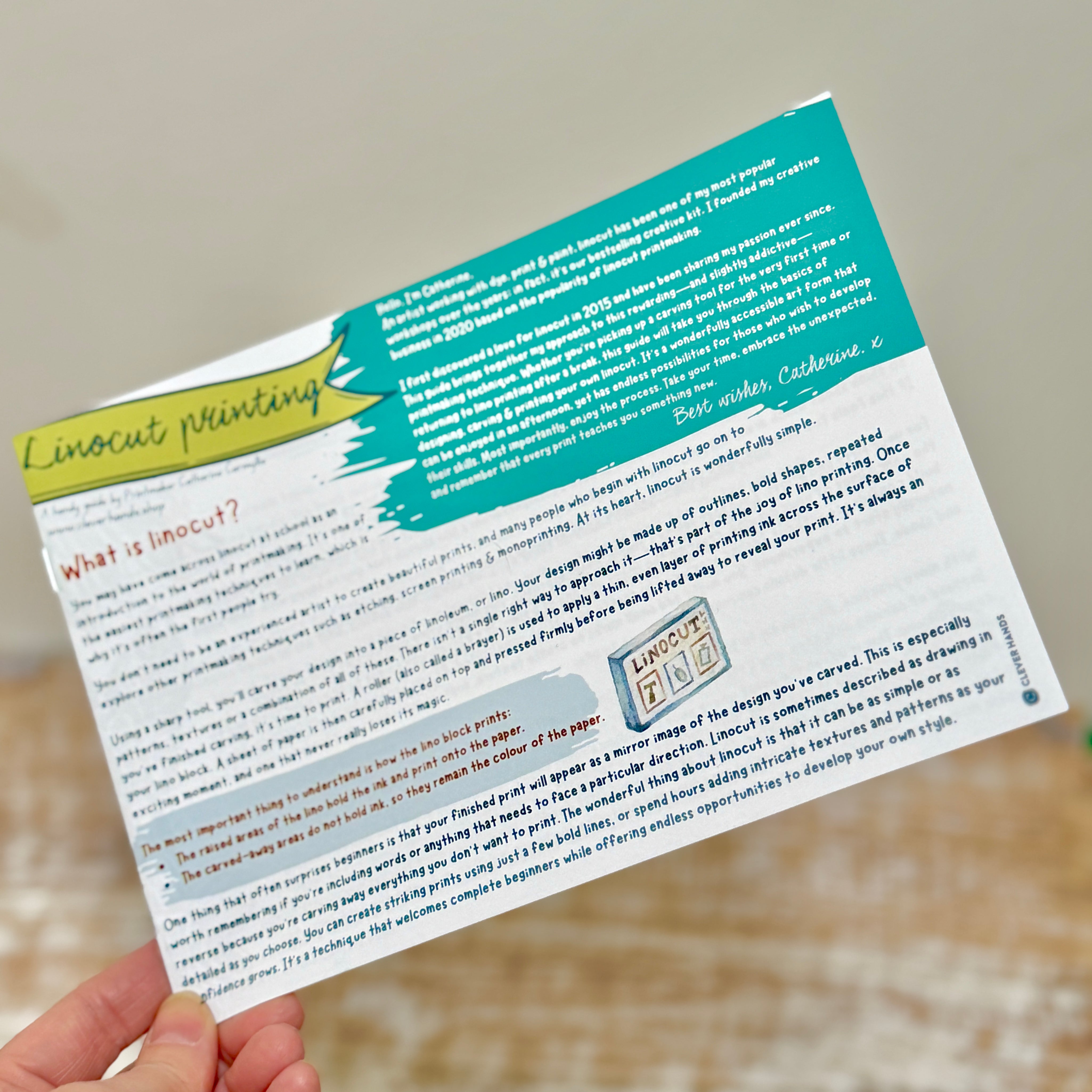 Let’s Lino! A Beginner’s Guide to Linocut & Printing