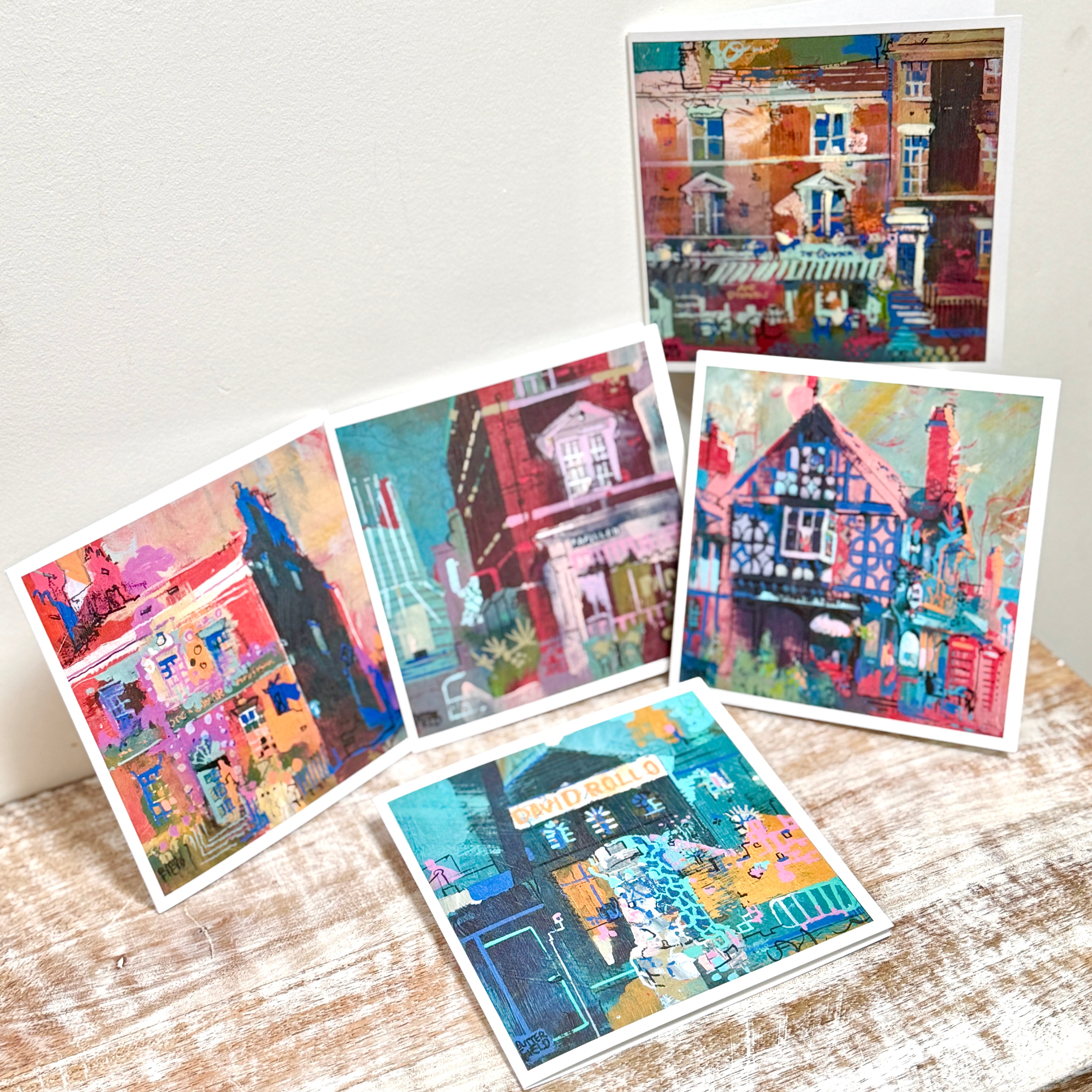 Painted Places of Liverpool, Art Cards