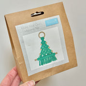 Macrame mini christmas tree kit