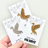 Pin brooch Liverpool Bird