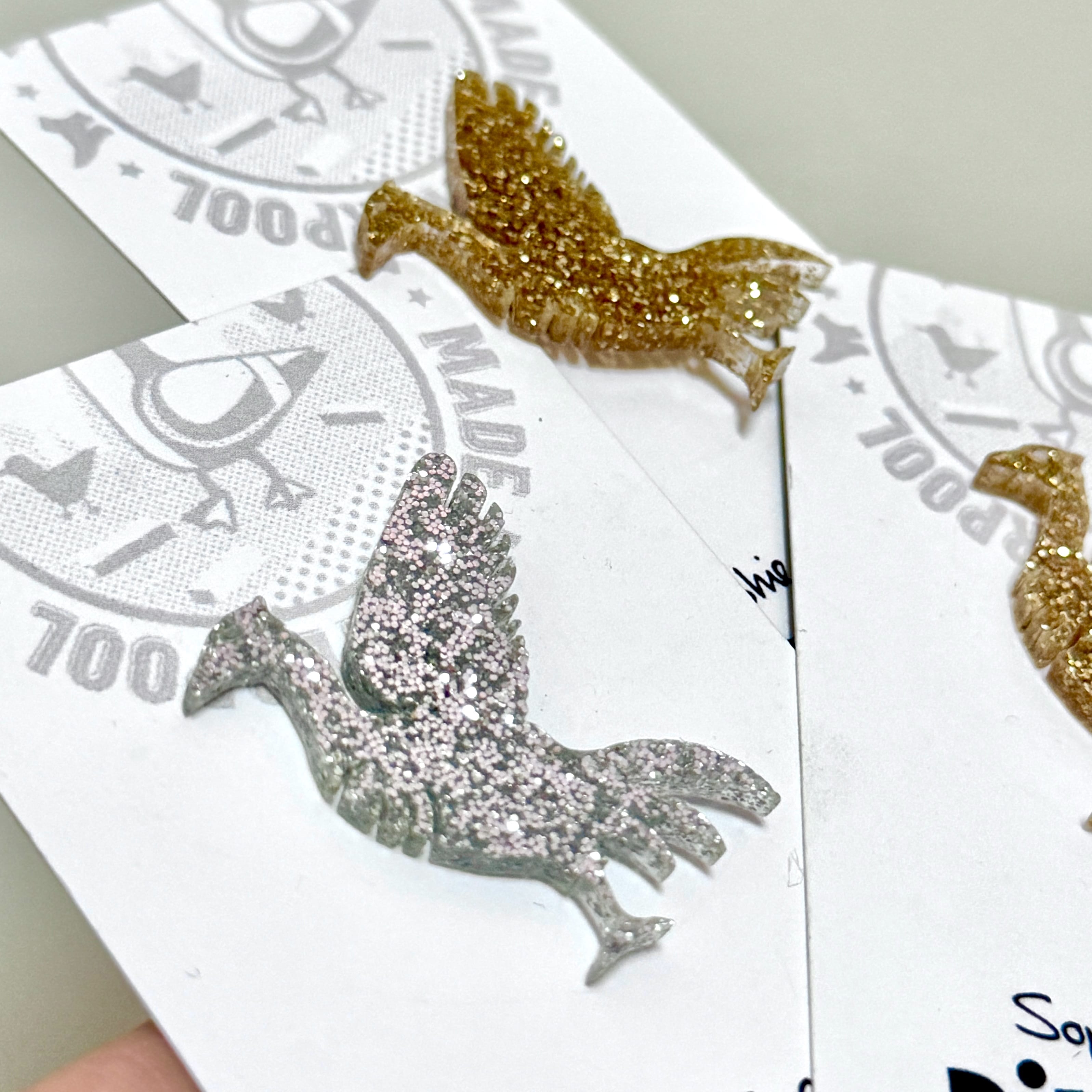 Pin brooch Liverpool Bird