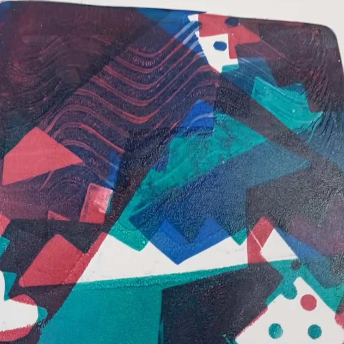 Gel printing plate by Speedball