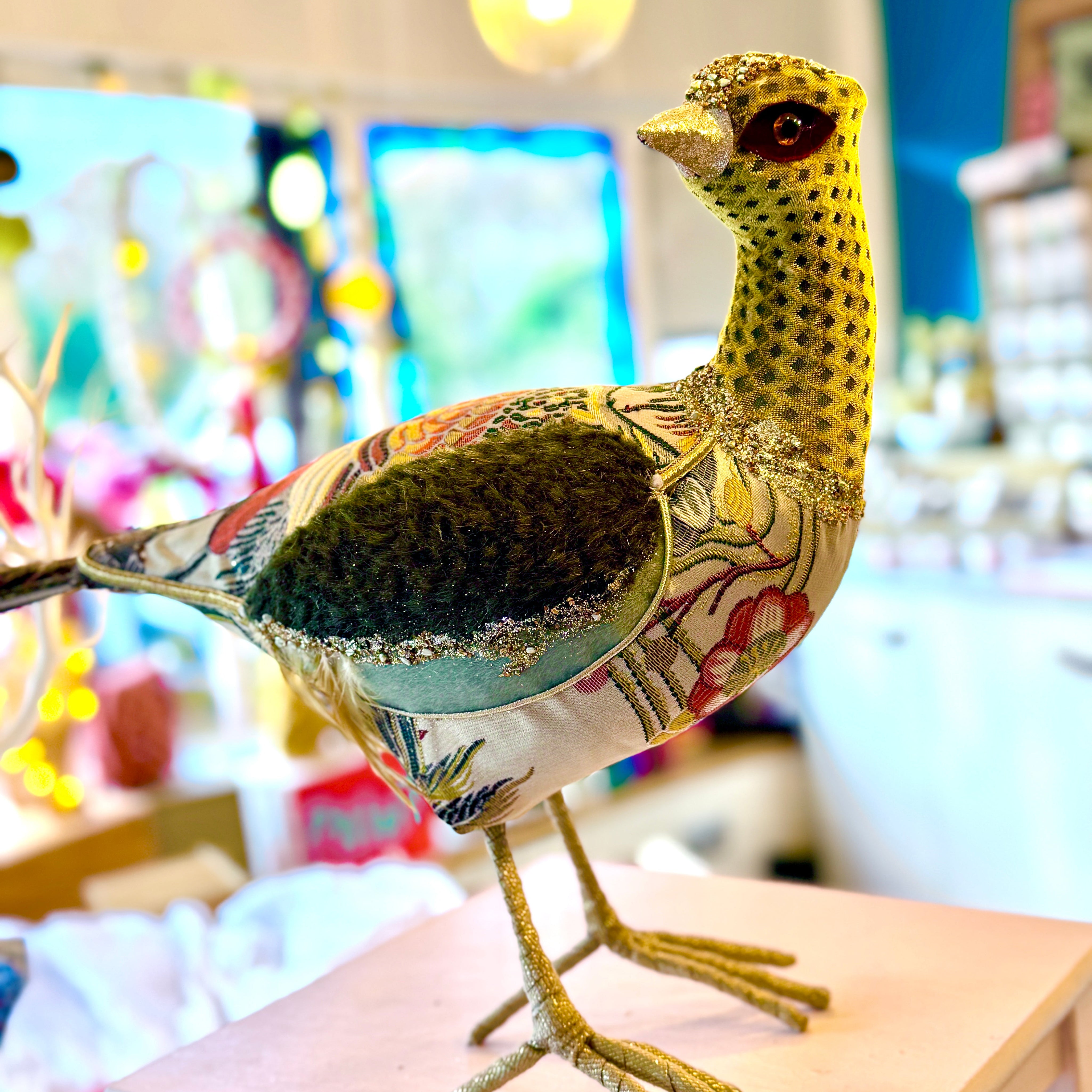 Embroidered Decorative Pheasant