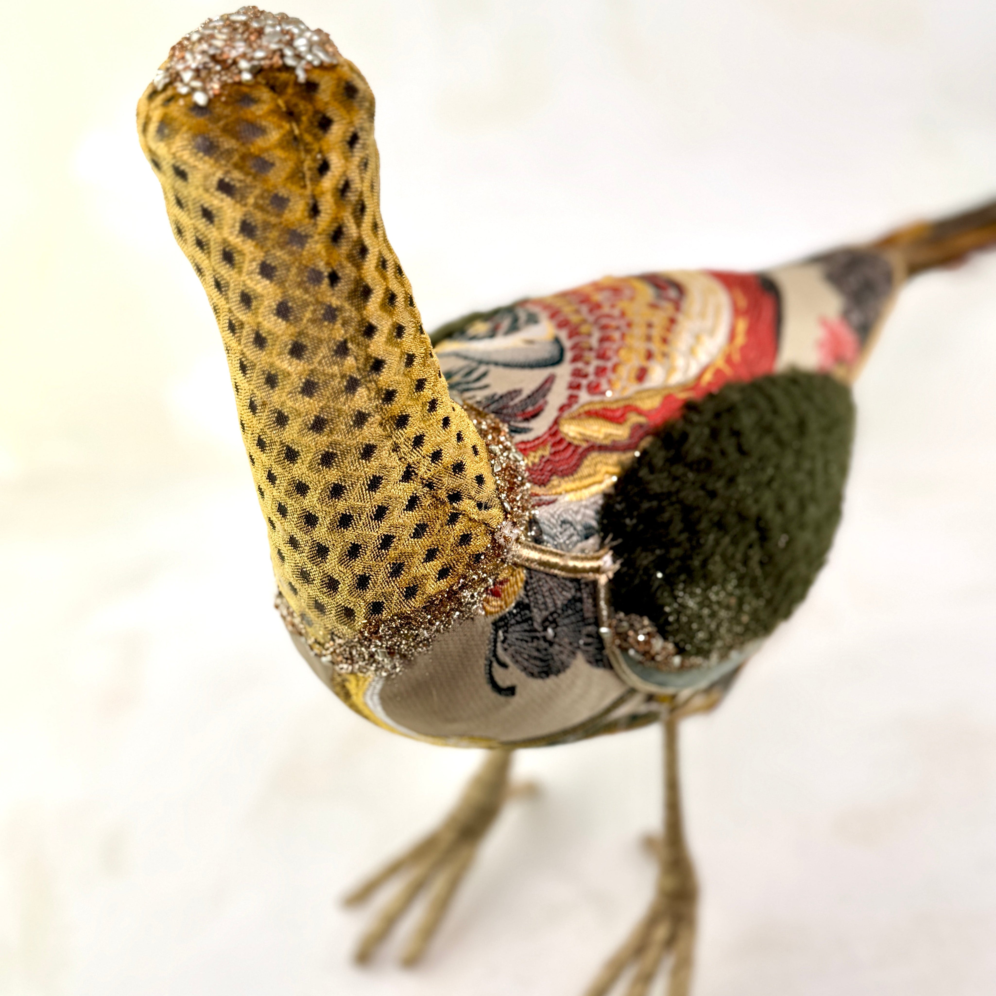 Embroidered Decorative Pheasant