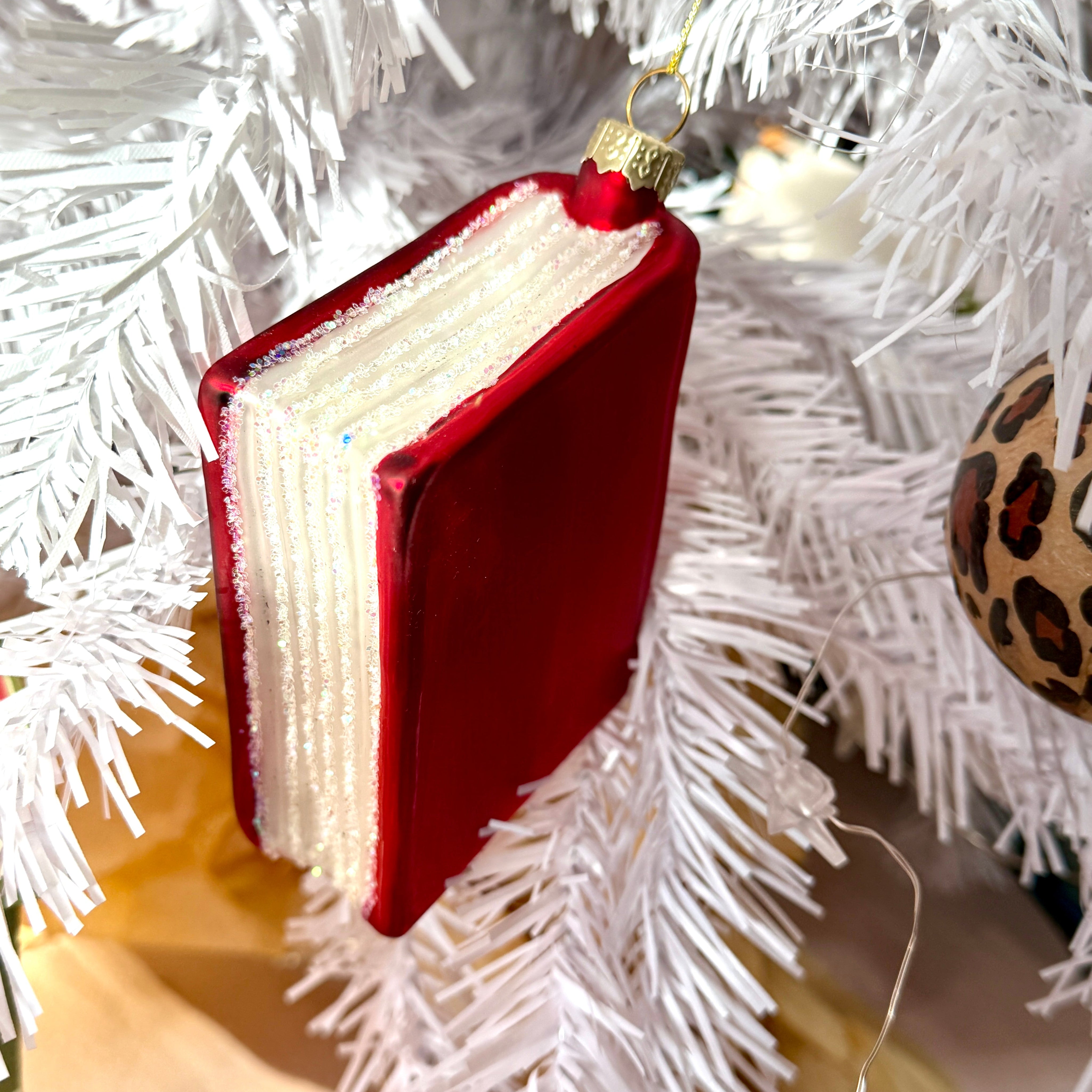 Vintage Christmas Storybook Tree Ornament