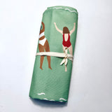 Retro Swimmers Tea Towel