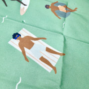 Clever Hands Retro Swimmers Tea Towel